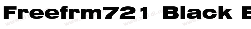 Freefrm721 Black BT字体转换